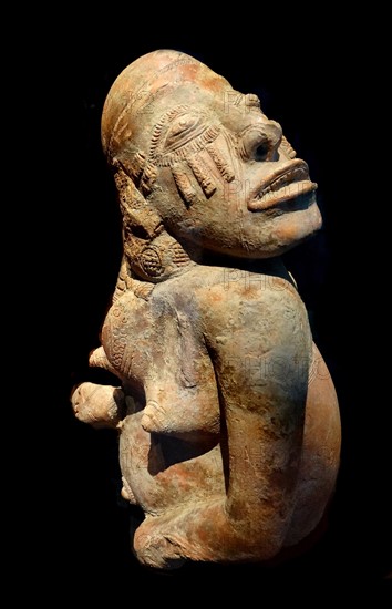 Sandstone statuette of the female figure from Mali, West Africa