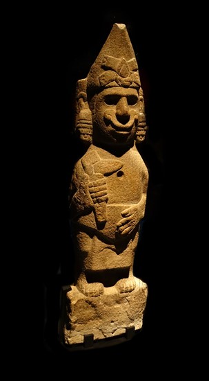 Fermented agave sap figurine of the God of Pulque, from the Gulf of Mexico