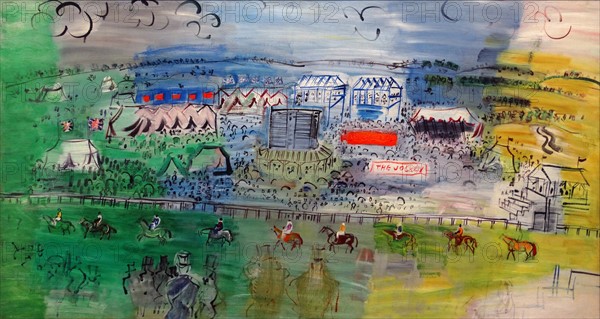 Courses à Epsom by Raoul Dufy