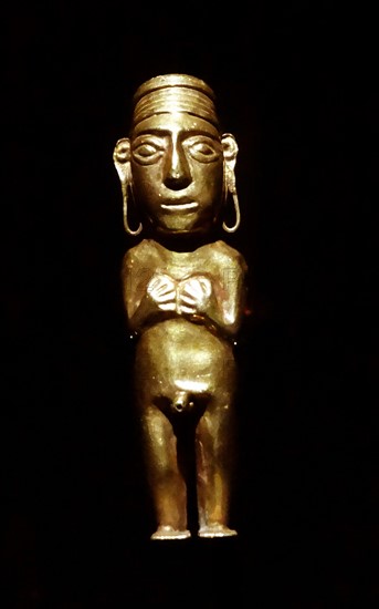 Inca silver figurine 1350-1532 AD, Peru or Bolivia