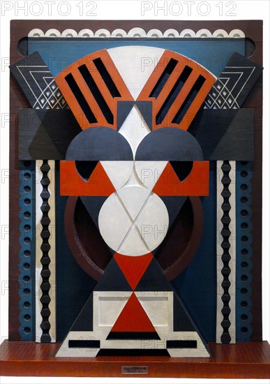 Polychrome Relief 1920 by Auguste Herbin