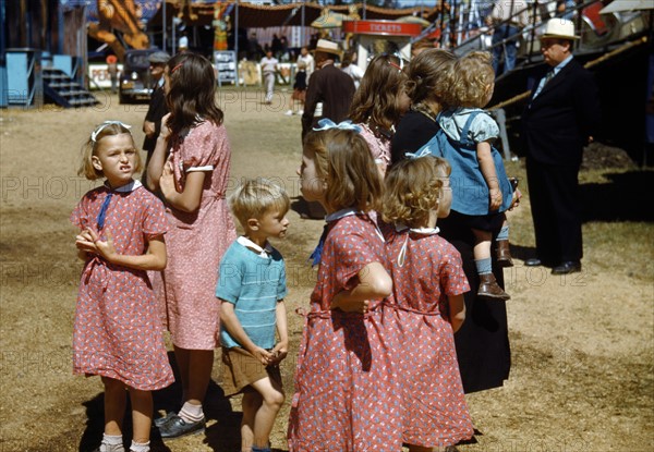 At the Vermont state fair', Rutland by Jack Delano.