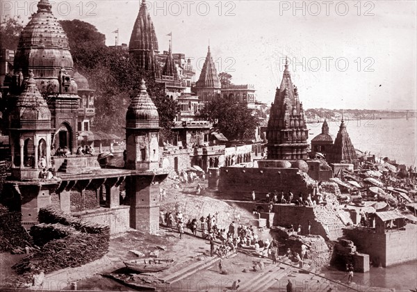 City View, Benares, India.