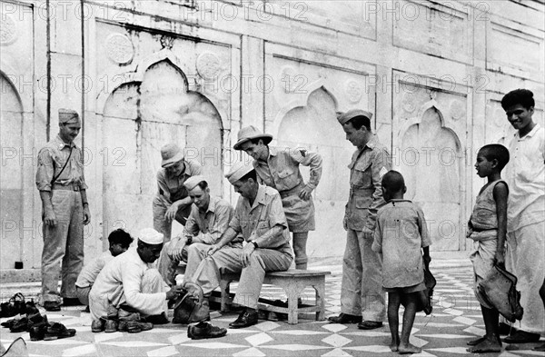 Lieutenant Will R. Underwood in India.