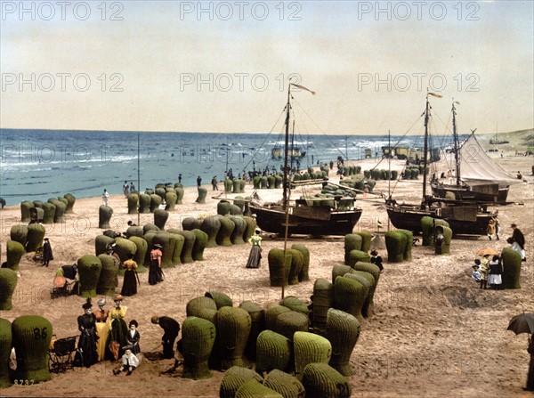 The beach, Scheveningen, Holland.