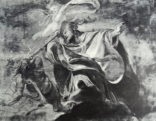 St. Gregory of Nazianzus, 1620-21; oil on panel by Peter Paul Rubens