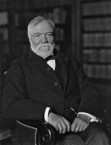 Photograph of Andrew Carnegie