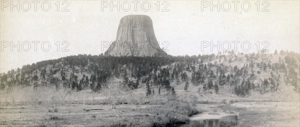 Photographic print of 'The Devil's Tower'