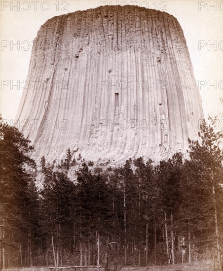 Photographic print of 'The Devil's Tower'