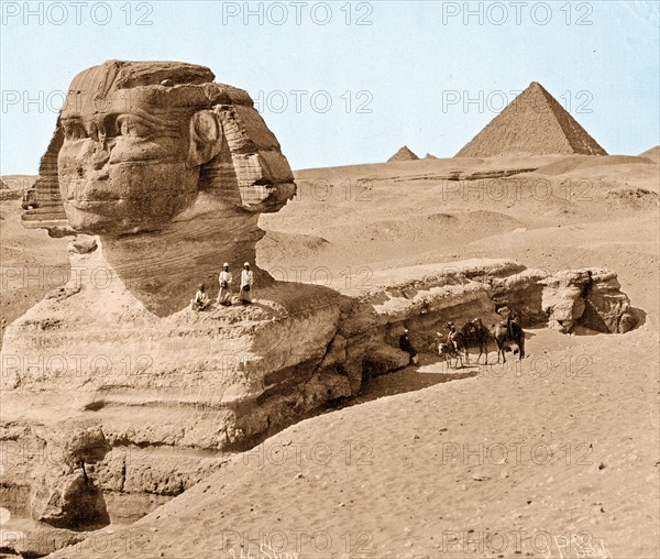 Colour photographic print of The Sphinx, Egypt
