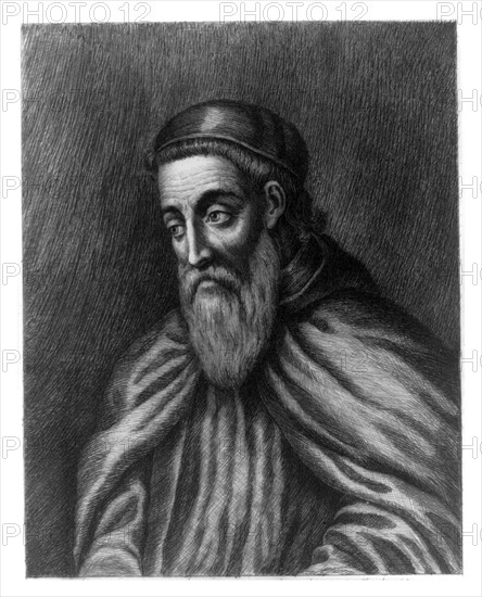 Engraving of Amerigo Vespucci