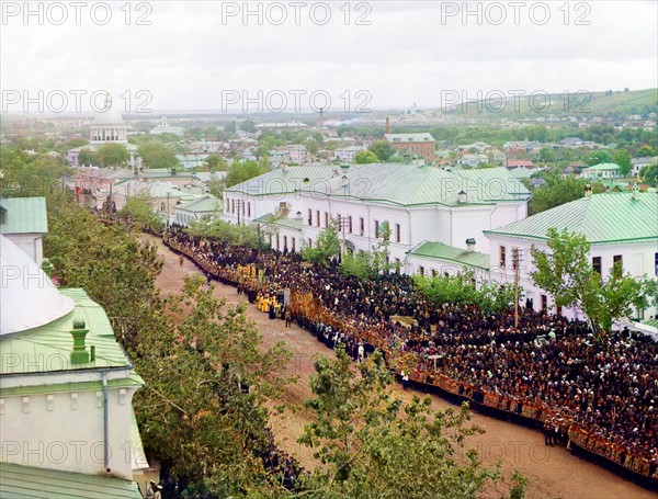 celebration of the canonization of Ioasaf of Belgorod, September 4, 1911