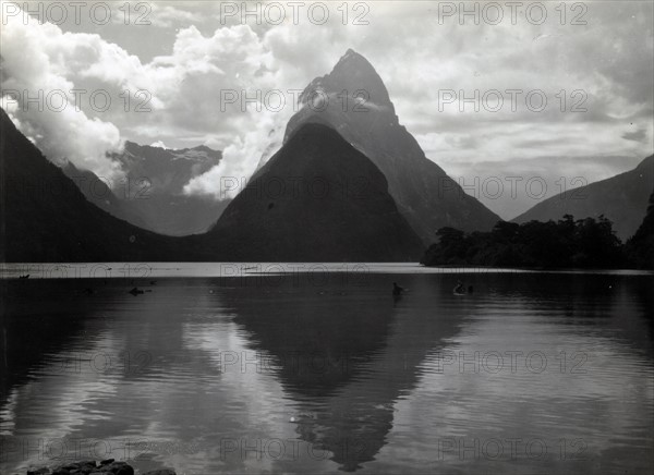 Mitre Peak, Milford Sound, New Zealand.