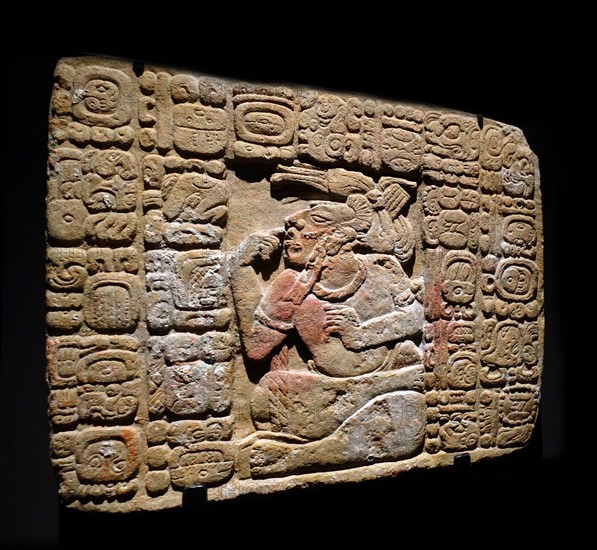 Mayan monument 175, from a royal tomb at Tonina,