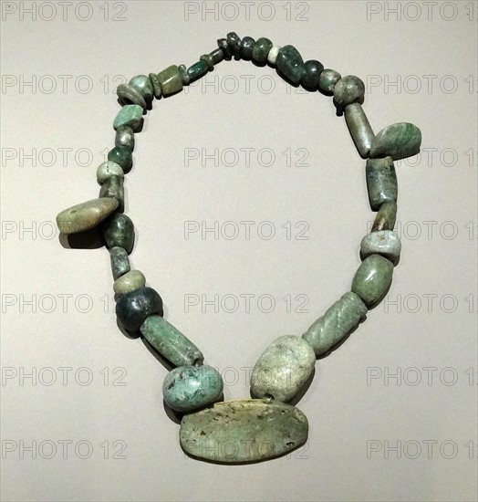Mayan collar made from Jade;