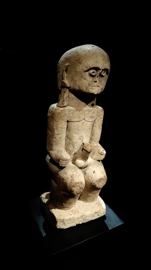 'Lawolo' a masculine protective statue, used to scare an enemy from Nias, Indonesia