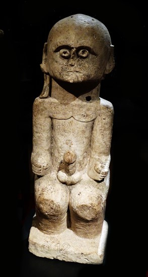 'Lawolo' a masculine protective statue, used to scare an enemy from Nias, Indonesia