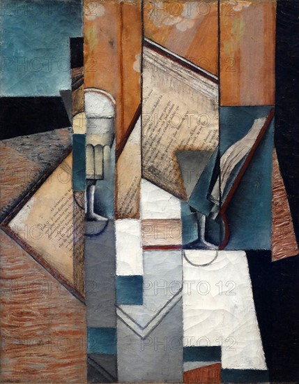 Le Livre (The book) 1913 by Juan Gris 1887-1927.