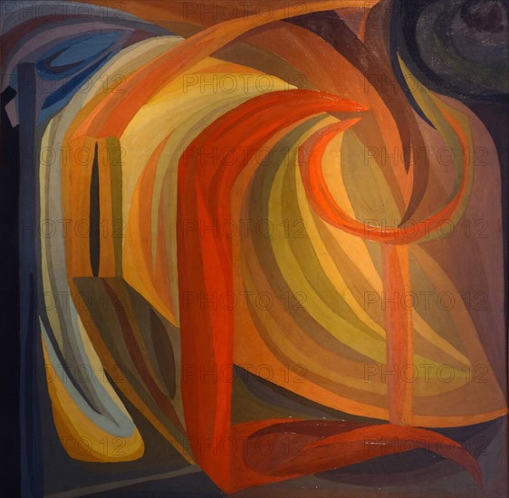 Composition 1911 by Otto Freundlich