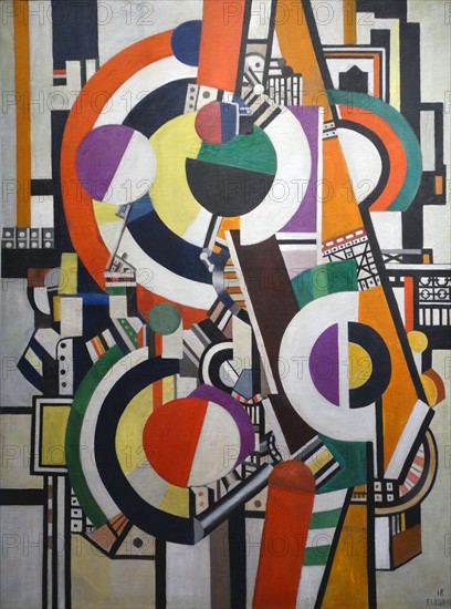 Les Disques 1918 by Fernand Leger 1881-1955
