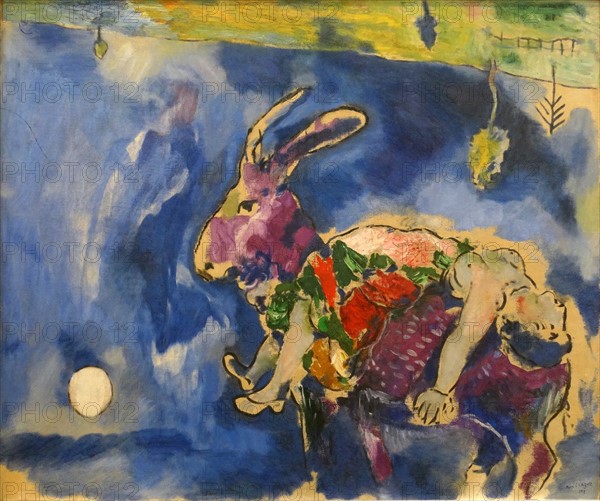 The Dream 1927 by Marc Chagall 1887-1985