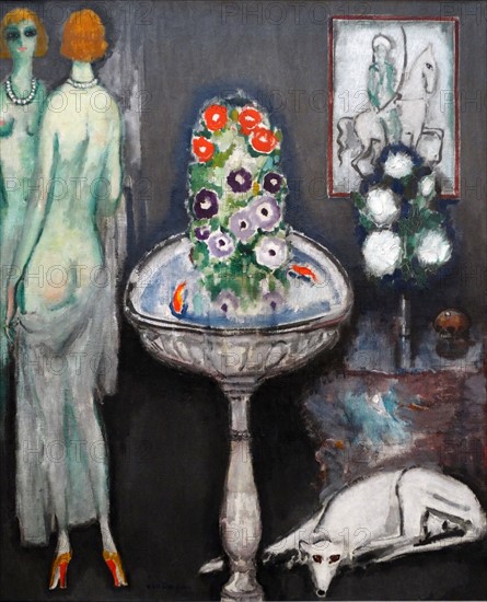 the flower basin, 1917 by Kees van Dongen