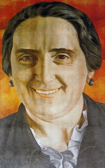 Dolores Ibarurri (La Passionara), during the Spanish Civil War