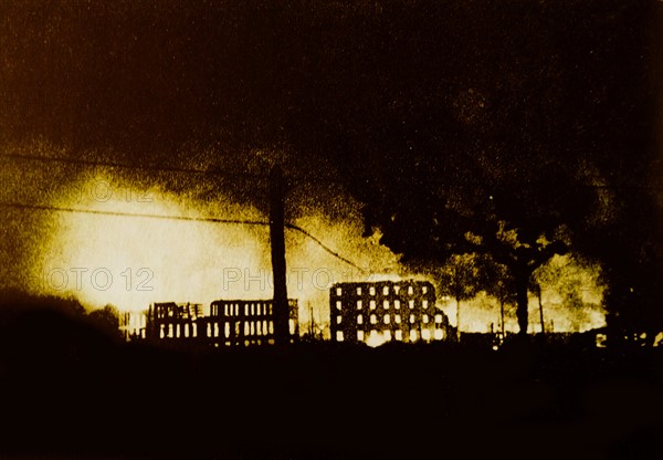 air raid attack on the Basque town of Guernica, Spain, during the Spanish Civil War.