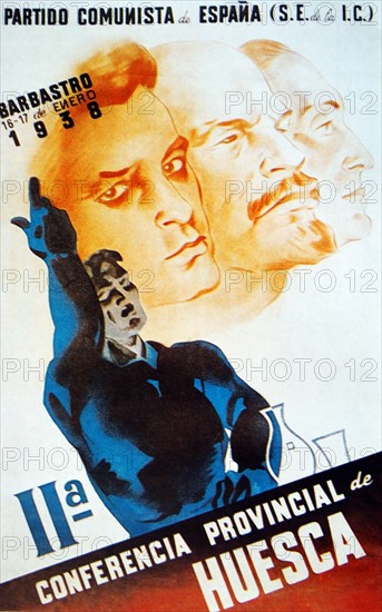 Spanish Communist party propaganda during the Spanish Civil War