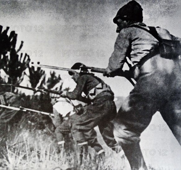 Russian volunteers, during the Spanish Civil War