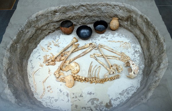 Kerma culture burial