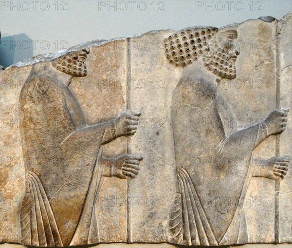 Frieze from a wall at Palace in Persepolis