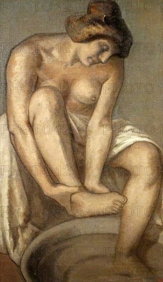 Woman at her Toilette by