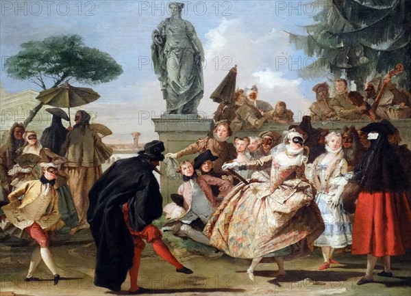 El minuet by Giandomenico Tiepolo