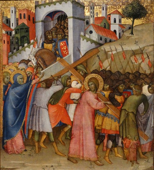 Christ arriving at Calvary by Andrea di Bartolo