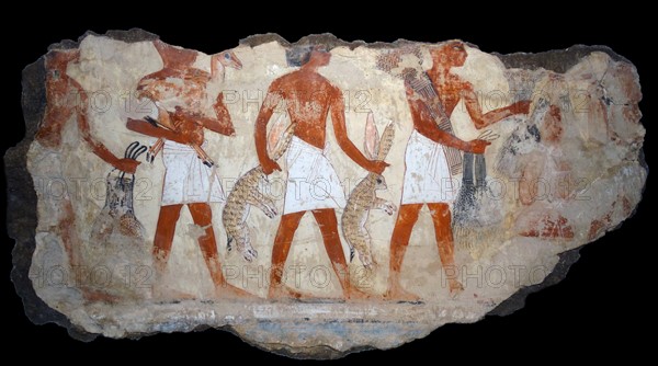 Fresco from the tomb of Nebamun, Thebes, Egypt 18th Dynasty, around 1350 BC