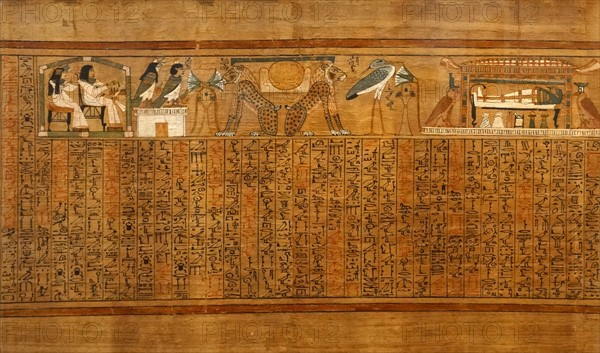 Book of the Dead of the scribe Any. 19th Dynasty, about 1270 BC From Thebes, Egypt