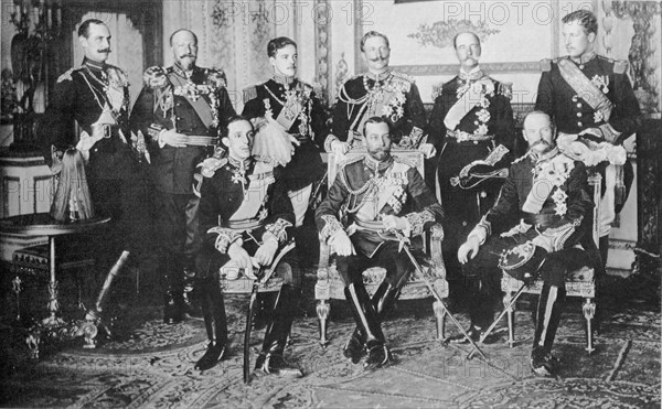 European royalty gathered in London for the funeral of King Edward VII
