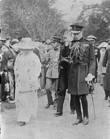 Prince of Wales with Empress and Prince Regent of Japan