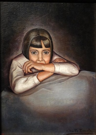 Girl (Portrait of Conchita) by Ángeles Santos Torroella