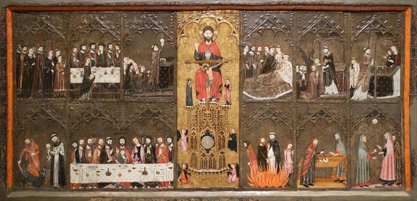 Altar of Corpus Christi by Master Vallbona