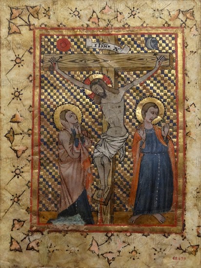 Christ his majesty with symbols by Anonymous