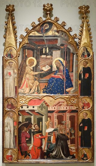 Annunciation and Three Kings of the Epiphany by Circle of Ferrer i Arnau Bassa