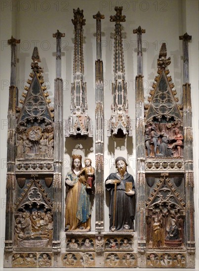 Relief of the Virgin altarpiece by Master Albesa