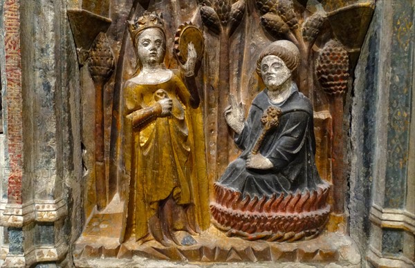 Relief of the Virgin altarpiece by Master Albesa