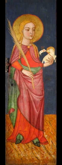 Liturgical cupboard of Saint Anges and Saint Bishop by Anonymous