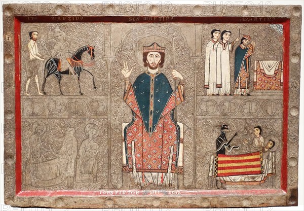 The Altar frontal Gia by the Workshop of Ribagorza