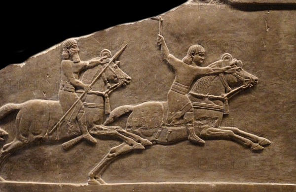 Hunting gazelle. Assyrian, about 645-635 BC From Nineveh