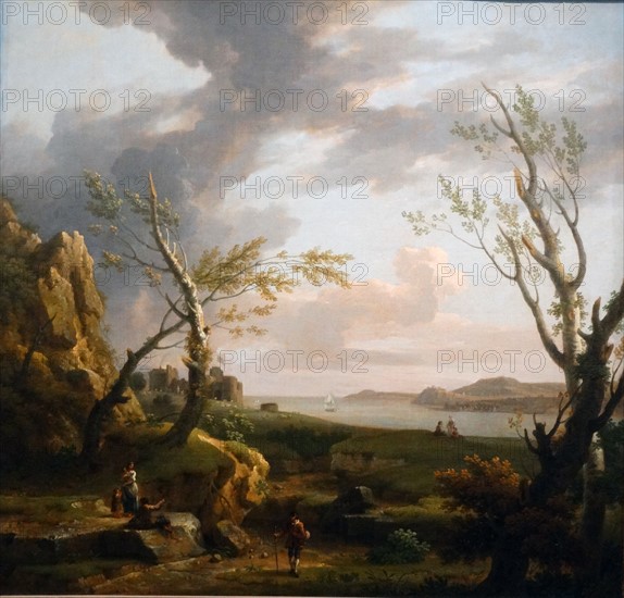George Lambert (1700-1765), The Mouth of an Estuary, around 1745 Oil on canvas