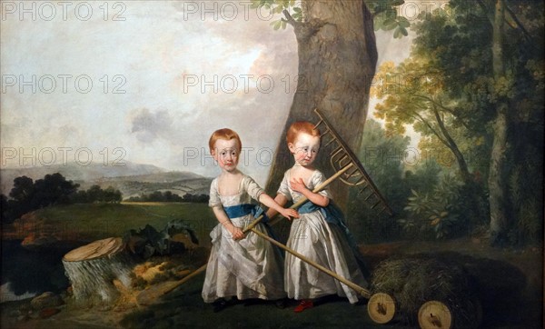Johann Zoffany (1733-1810), The Blunt Children | around 1765 Oil on canvas